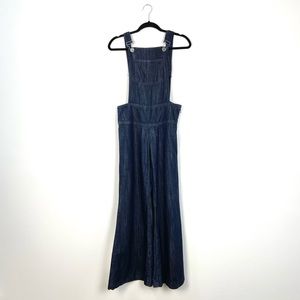 Early 2000s Hurley Wide-Leg Denim Overalls